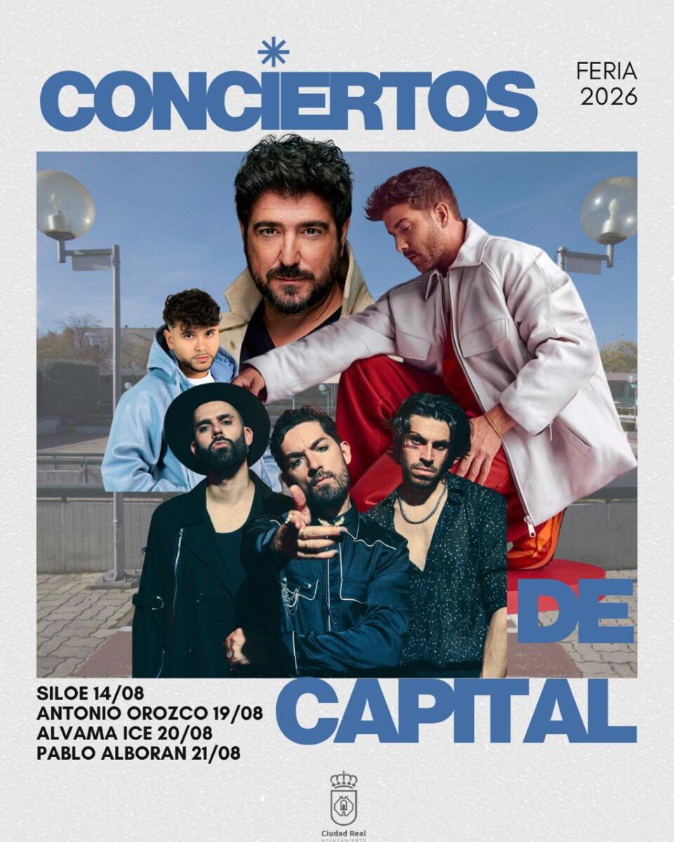 La Feria de Ciudad Real confirma a Pablo Alborán, Antonio Orozco y Siloé en su cartel musical