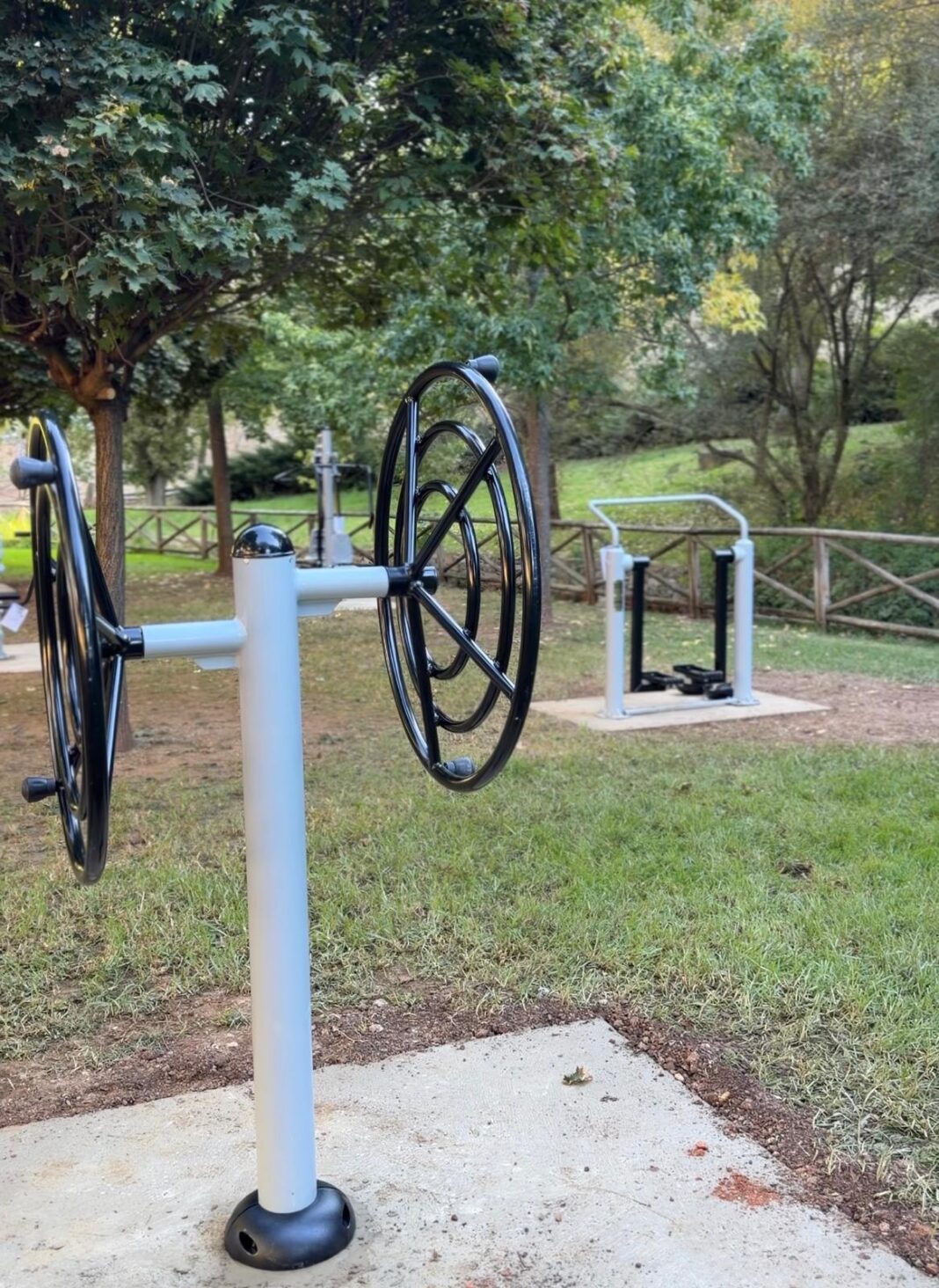 Cáceres renueva con 20.000 euros el área biosaludable del Parque del Príncipe